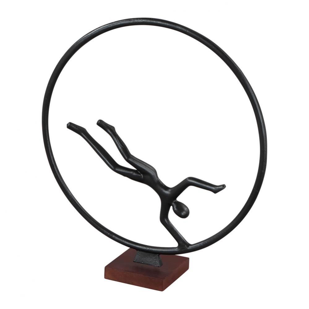 Circle Table Art Black