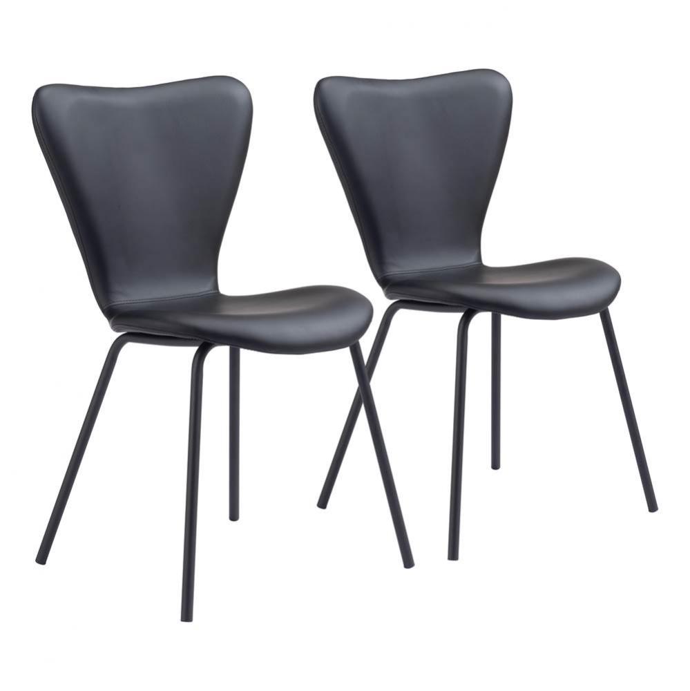 Torlo Dining Chair (Set of 2) Black