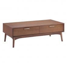 Zuo 100091 - Design District Coffee Table Walnut