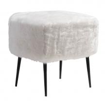 Zuo 100192 - Fuzz Stool White