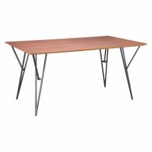 Zuo 100954 - Audrey Dining Table Walnut & Black