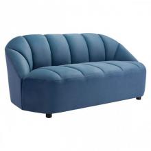 Zuo 101215 - Paramount Sofa Dark Blue Velvet