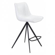 Zuo 101393 - Aki Counter Chair (Set of 2) White and Black