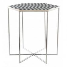 Zuo 101541 - Forma Side Table Black and White