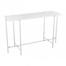 Zuo 101681 - Titan Marble Console Table White and Silver