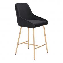 Zuo 101910 - Mira Counter Chair Black