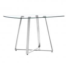 Zuo 102195 - Lemon Drop Dining Table Chrome