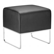 Zuo 103003 - Plush Ottoman Black