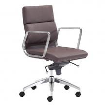 Zuo 205897 - Engineer Low Back Office Chair Espresso