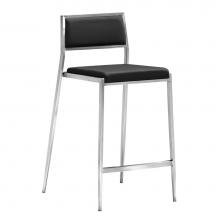 Zuo 300188 - Dolemite Counter Chair (Set of 2) Black