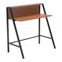 Zuo 109280 - Poland Desk Walnut and Black