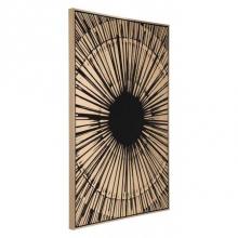 Zuo A12194 - Gold Sunburst Canvas Black and Gold