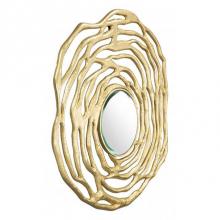 Zuo A12211 - Aqua Round Mirror Gold