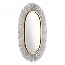 Zuo A12215 - Juju Oval Mirror Black and Gold