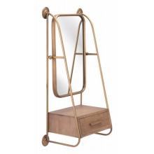 Zuo A12232 - Peralta Mirror Shelf Gold