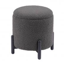 Zuo 109617 - Calistoga Ottoman Dark Gray