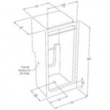 Comfort Designs XSA3234SH - Accessible acrylic