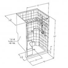 Comfort Designs SST3648SH MS Active Adult - SST3648SH MS Active Adult Plumbing Shower