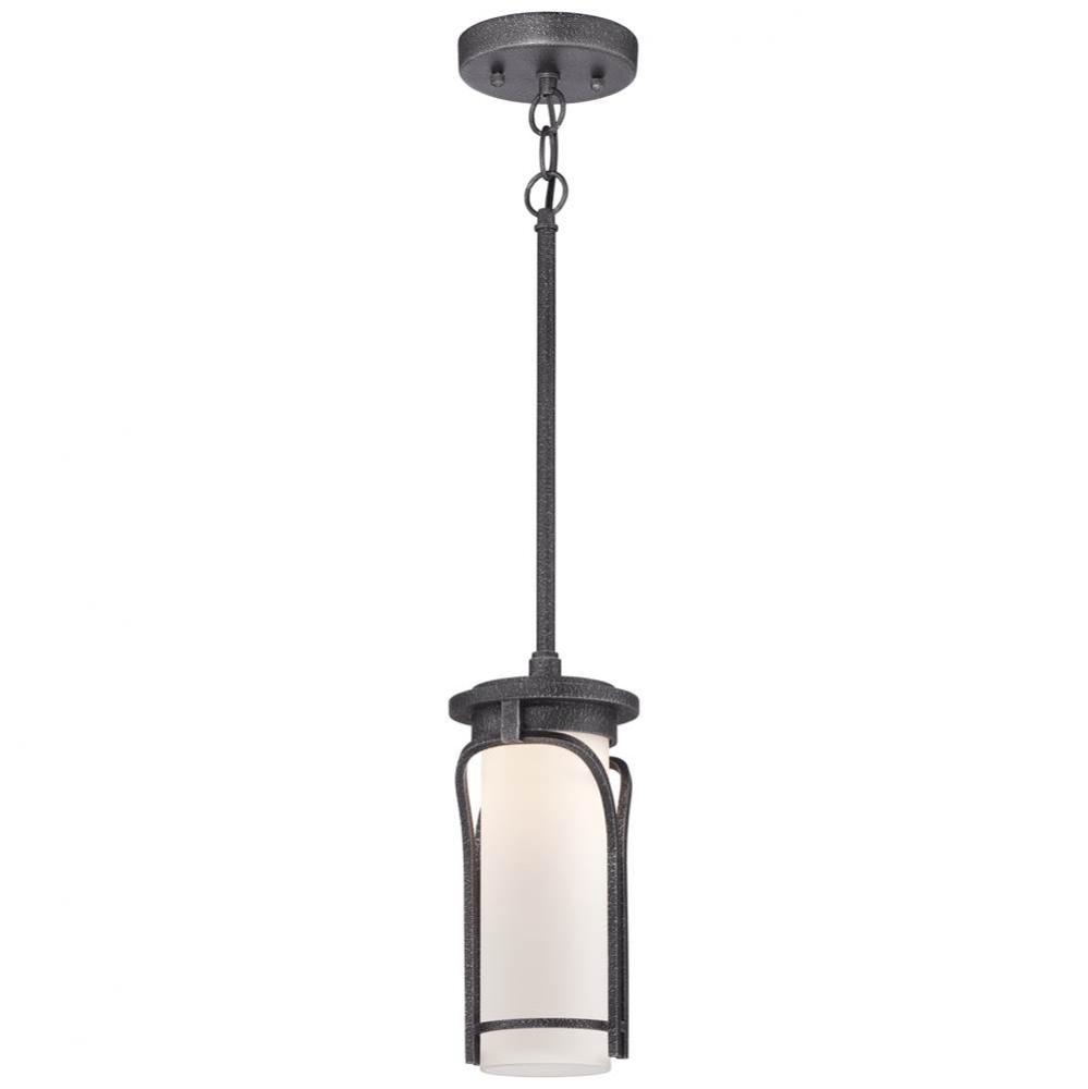 1 Light Outdoor Led Rod Hung Lantern