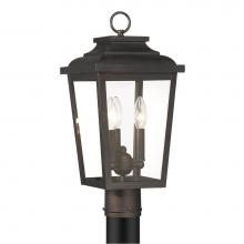 The Great Outdoors 72176-189-C - Irvington Manor 3 Light Post Mount