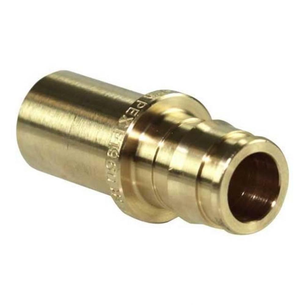 Propex Brass Fitting Adapter, 1/2'' Pex X 1/2'' Copper