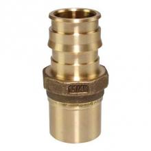 Uponor LFP4501313 - Propex Lf Brass Copper Press Fitting Adapter, 1 1/4'' Pex X 1 1/4'' Copper