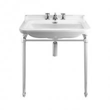 Crosswater London US-WF313CSN - Waldorf 31'' Polished Nickel Basin Console Set