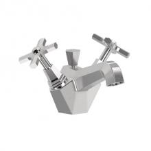 Crosswater London US-WF110DPS - Waldorf Single-hole Basin Faucet with Cross Handles SN