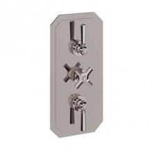 Crosswater London US-WF3000RN_LS - Waldorf White 3000 Thermo     Trim Polished Nickel