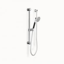 Crosswater London US-WF930C_B - Waldorf Black Handshower Rail Set (1.75GPM) PC