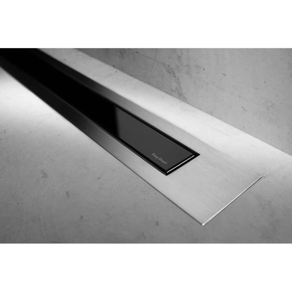 Modulo Trim Z4 Glass Matt Black TAF-brushed 39 3/8'' (1000mm)