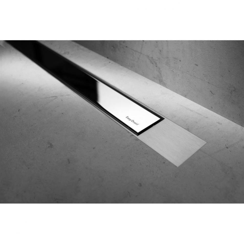 Modulo Trim Z2 Zero+Chrome TAF-brushed 47 1/4''(1200mm)