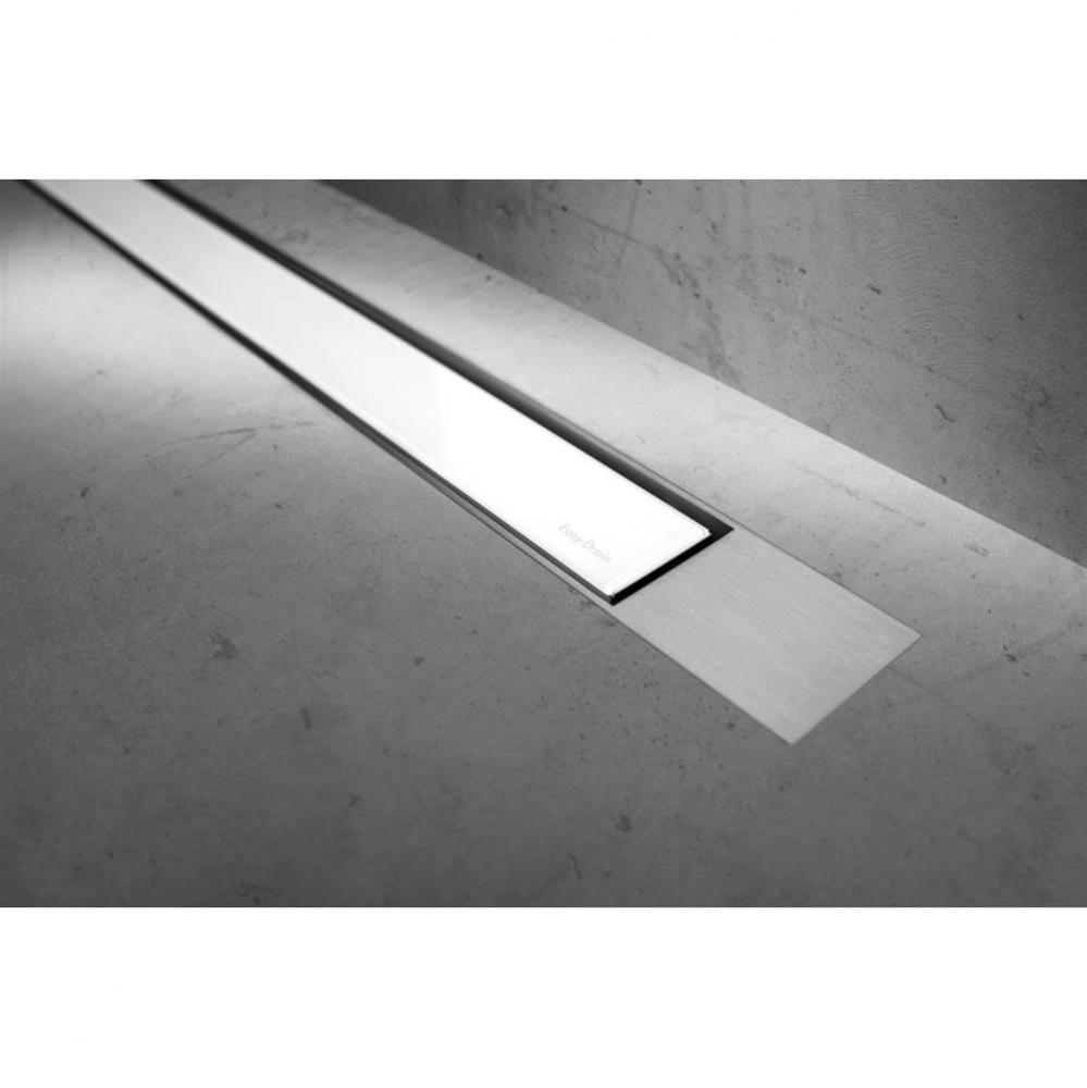 Modulo Trim Z2 Glass white TAF-brushed 35 1/4'' (900mm)