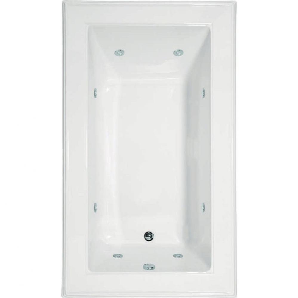 ANGEL 7242 AC END DRAIN W/COMBO SYSTEM-WHITE