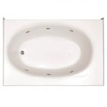 Hydro systems KON6015GWP-WHI-LH - KONA 6042X15 GC W/WHIRLPOOL SYSTEM-WHITE-LEFT HAND