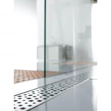 ACO ShowerDrain 37408 - Pixel stainless steel grate 27.55''