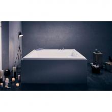 Aquatica Lacus-Wht-Std - Aquatica Lacus-Wht Drop-In Acrylic Bathtub