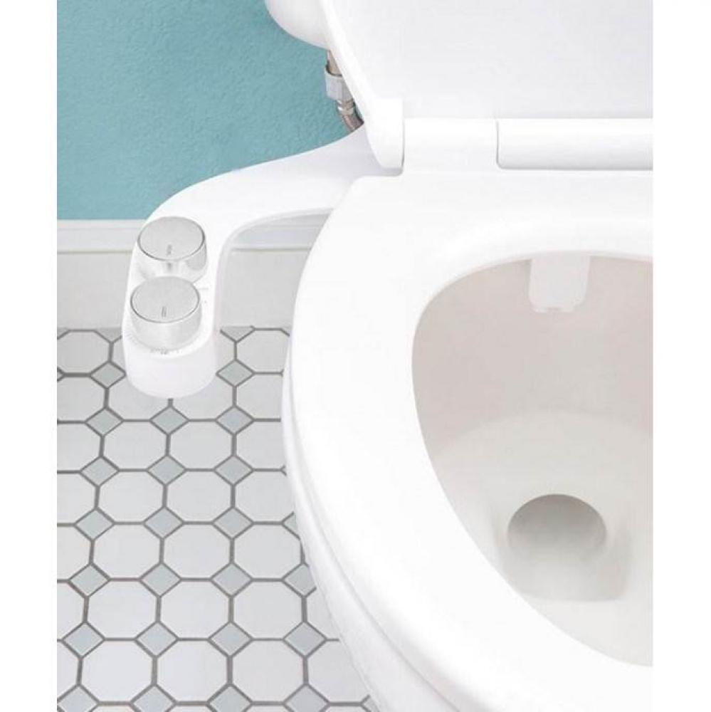 FreshSpa ComfortPlus Bidet Attachment, Dual Temperature, Dual Nozzles