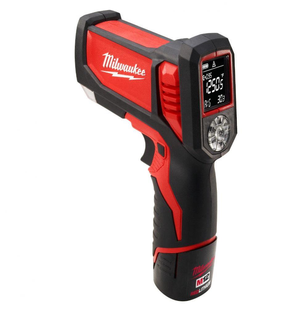 Laser Temp-Gun M12 Cordless Lithium-Ion Thermometer Kit For Hvac/R Kit