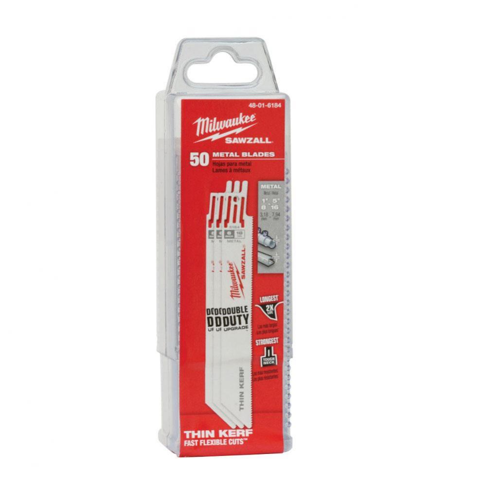 Sawzall Bl 18T 6Lg Metal Thin Kerf 50Pk