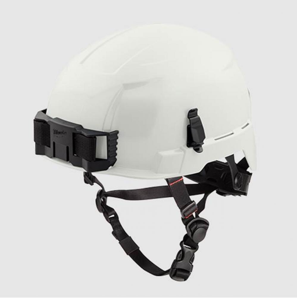 White Helmet With Bolt - Class E