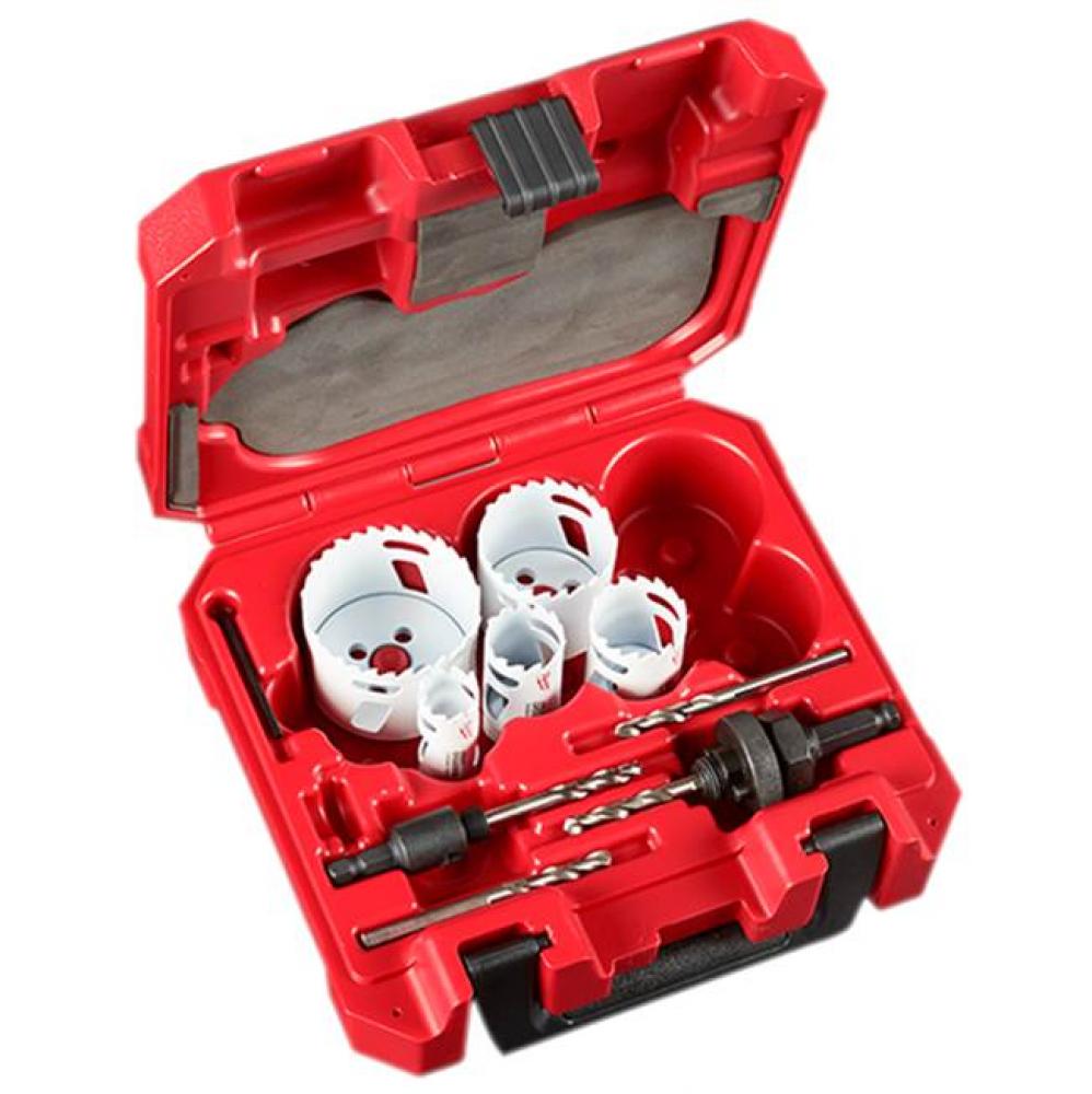 9 Pc Hole Dozer W/Carbide Teeth Kit