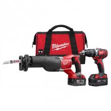 Milwaukee Tool 2694-22 - M18 Combo Cmpt Hmr Dr/Sawzall Kit