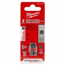 Milwaukee Tool 48-32-4448 - (3) 2Pk 1In Impct Bit Spdriv