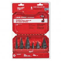 Milwaukee Tool 48-89-9224 - Step Bit 6Pc Set (No.1, No.4, No.6, No.7, No.8, No.9)