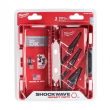 Milwaukee Tool 48-89-9254 - Shockwave Impact Duty Step Bit 3Pc Set (No.1, No.2, No.4)