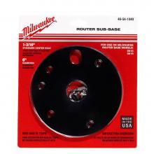 Milwaukee Tool 49-54-1040 - Router Sub-Base 6'' 1-3/16