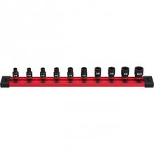 Milwaukee Tool 49-66-7000 - 10Pc Shockwave Impact Duty Sae Standard 6 Point Socket Set