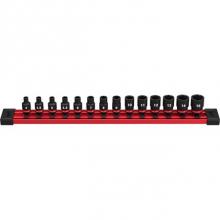 Milwaukee Tool 49-66-7002 - 14Pc Shockwave Impact Duty Metric Standard 6 Point Socket Set