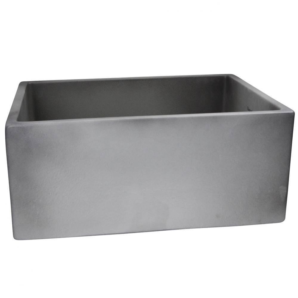 24-Inch Farmhouse Fireclay Sink CONCRETE